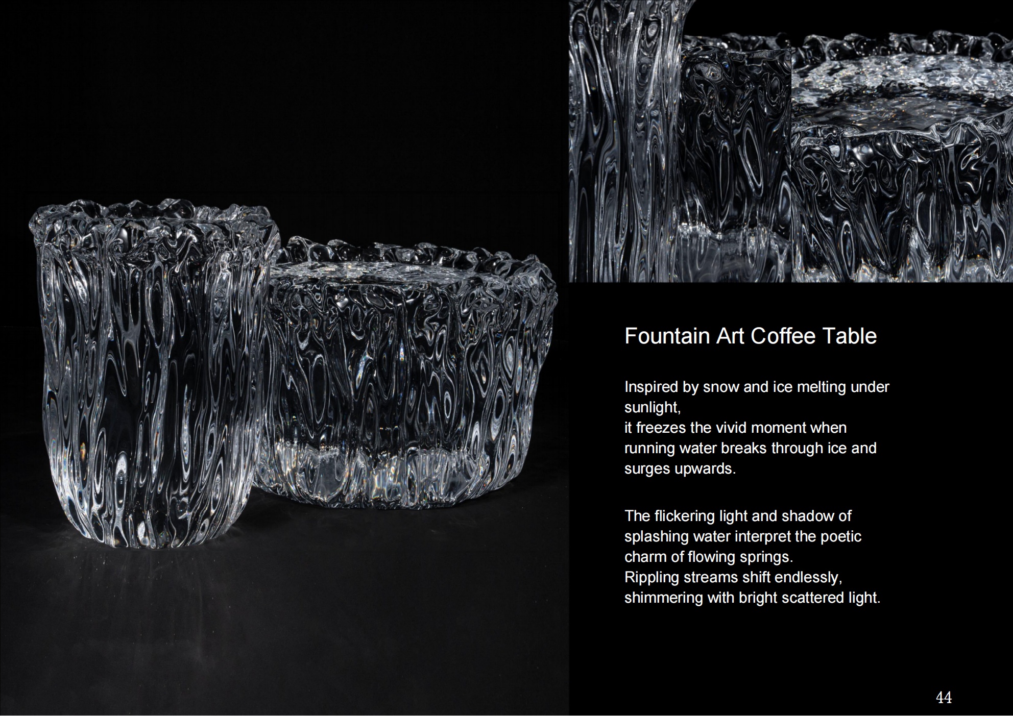 Fountain Art Coffee Table